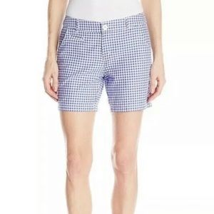 Columbia super Bonehead purple lotus gingham shorts size 4 . NWT